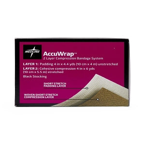 Medline AccuWrap 2-Layer Compression Bandage Systems - AccuWrap 2-Layer Compression Bandage System - MSC7800