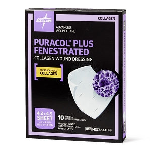 puracol dressing Medline Plus Microscaffold Collagen Dressings Puracol Plus Ag+ Collagen Wound