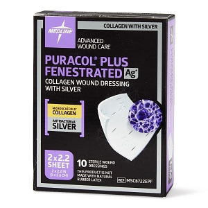 puracol plus ag collagen wound dressing with silver Puracol Plus Collagen Dressing 4.25x4.5 Box/10