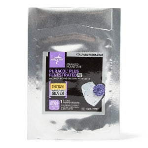 collagen with silver wound dressing Medline Puracol Plus AG+ Collagen Wound Dressings with Silver