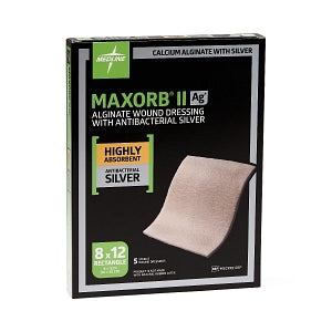 silver alginate wound dressing Medline Maxorb II Silver Alginate Dressing