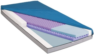 Medline Advantage Select PE Mattresses - Advantage PE Mattress with Fire Barrier, 39" x 80" x 6.75" - MSCADVPE3980F