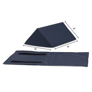 Medline Reusable Nylex Covered Foam Endoscopy Positioning Wedge - 18" x 10" x 10" Reusable Foam Endoscopy Wedge with Nylex Cover - MSCENDOWDG