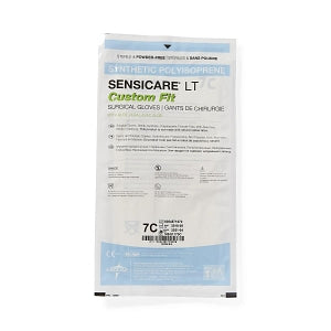 Medline SensiCare LT Custom Fit with Aloe Surgical Gloves - SensiCare LT with Aloe Custom Fit Surgical Gloves, Size 7 - MSG1170C