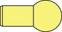 Microaire Surgical Instruments Pin Protectors - Pin Protector, Yellow, 0.028" (0.7 mm) - 1601-028