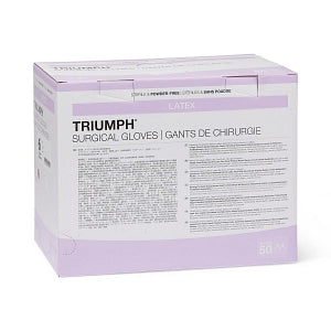 Medline Triumph Latex Surgical Gloves - Triumph Surgical Gloves, Size 6 - MSG2260