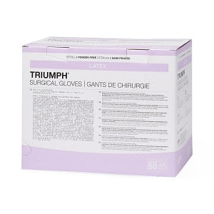 Medline Triumph Latex Surgical Gloves - Triumph Surgical Gloves, Size 6 - MSG2260