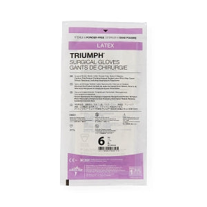 Medline Triumph Latex Surgical Gloves - Triumph Surgical Gloves, Size 6 - MSG2260