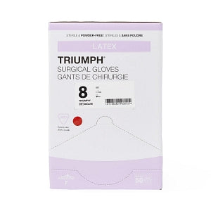 Medline Triumph Latex Surgical Gloves - Triumph Surgical Gloves, Size 8 - MSG2280
