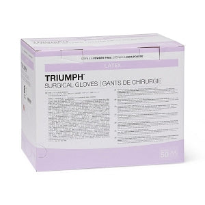 Medline Triumph Latex Surgical Gloves - Triumph Surgical Gloves, Size 8 - MSG2280