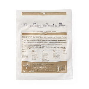 Medline Triumph Classic Latex Surgical Gloves - Triumph Classic Latex Powder-Free Surgical Gloves, Size 7.5 - MSG5075