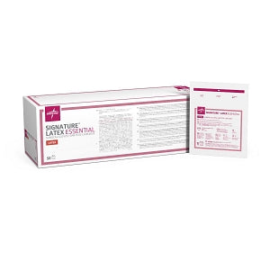 Medline Signature Latex Essential Surgical Gloves - Signature Latex Essential Surgical Gloves, Latex, Powder-Free, Size 7.5 - MSG5975