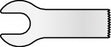 Microaire Surgical Instruments Oscillating Saw Blade - BLADE, OSCILLATING SAW, 5.8X12.0X0.6 MM - ZO-060