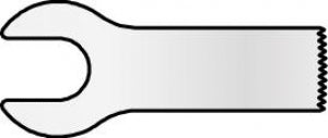 Microaire Surgical Instruments Oscillating Saw Blade - BLADE, OSCILLATING SAW, 5.8X12.0X0.6 MM - ZO-060