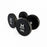 Johnson Health Tech XULT Urethane Round Dumbbells - XULT Urethane Round Dumbbell Pair, Black, 30 lb. - XT-030URE-RND