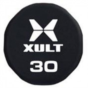 Johnson Health Tech XULT Urethane Multi-Sided Barbells - XULT Urethane Multi-Sided Barbell, Straight, Black Plus, 80 lb. - XT-080URE-BBSTM-P