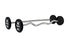 Johnson Health Tech XULT Urethane EZ-Curl Barbells - XULT Urethane EZ-Curl Barbell, Black, 80 lb. - XT-080URE-BBEZ