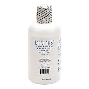 Medique Products Medi-First First Aid Eye Wash - Eye Wash Solution, Medi-First, 32 oz. - 21526