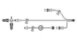 MPS Medical Microbore Tubing - Microbore Extension Set, 62" - SM-055