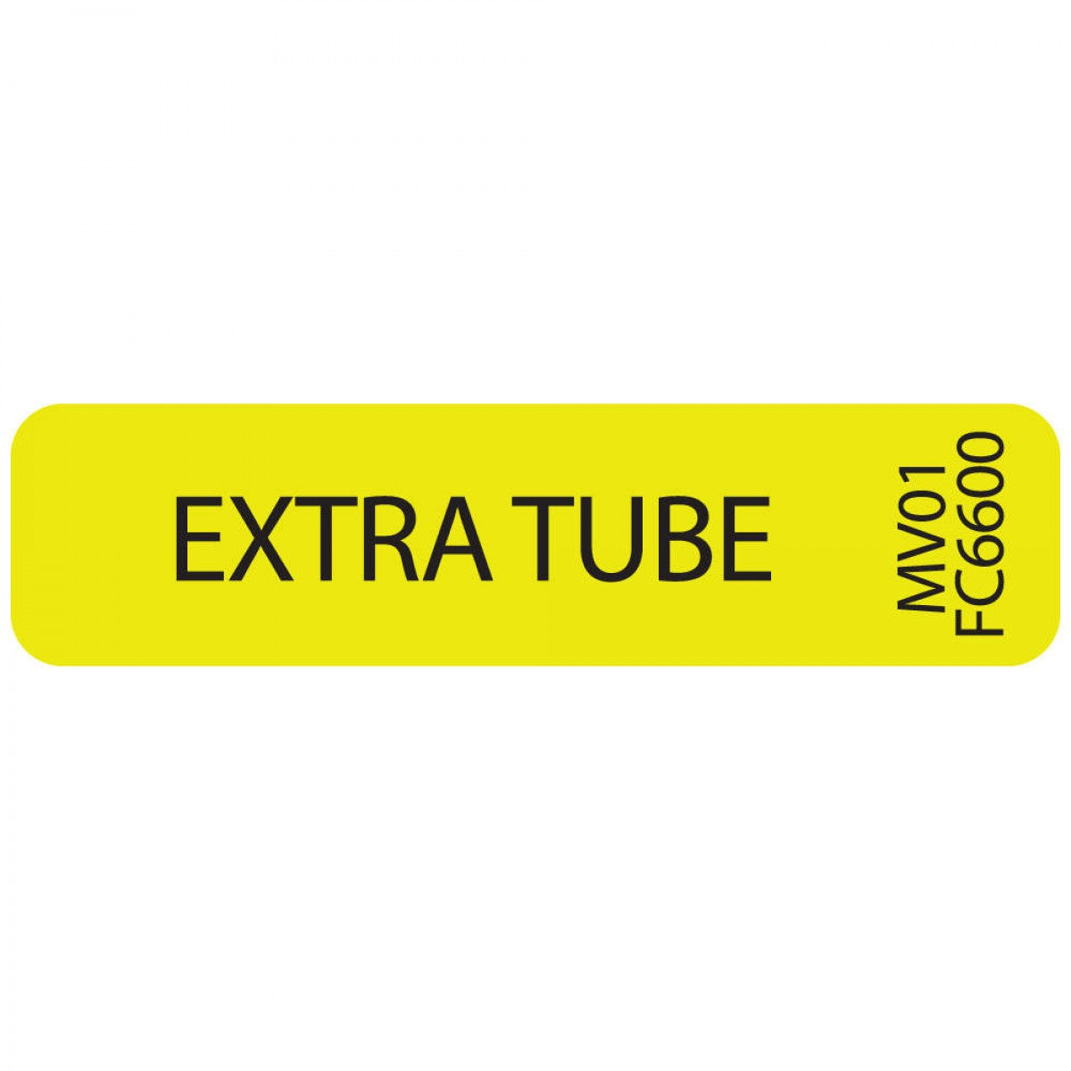 Lab Communication Label (Paper, Removable) Extra Tube 1 1/4
