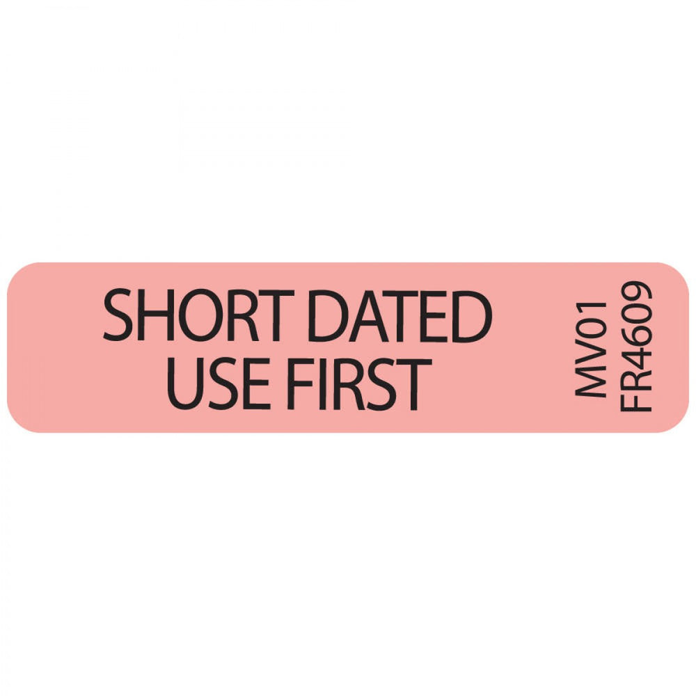 Lab Communication Label (Paper, Permanent) Short Dated Use 1 1/4