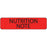 Label Paper Permanent Nutrition Note 1" Core 1 1/4" X 5/16" Fl. Red 760 Per Roll