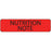 Label Paper Permanent Nutrition Note 1" Core 1 1/4" X 5/16" Fl. Red 760 Per Roll