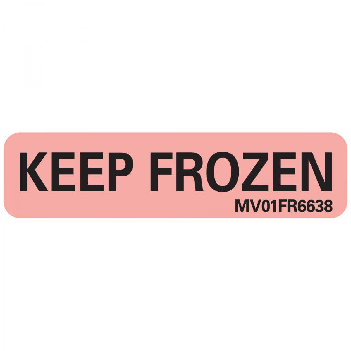 Lab Communication Label (Paper, Permanent) Keep Frozen 1 1/4