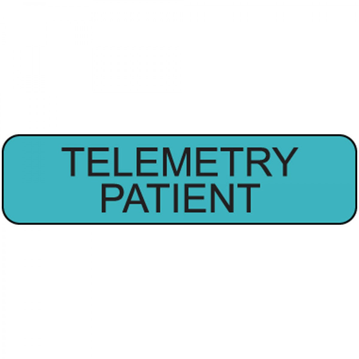 Label Paper Removable Telemetry Patient 1
