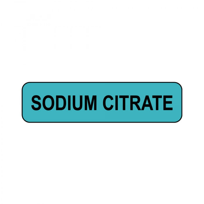 Label Paper Permanent Sodium Citrate 1" Core 1 1/4" X 5/16" Blue 760 Per Roll