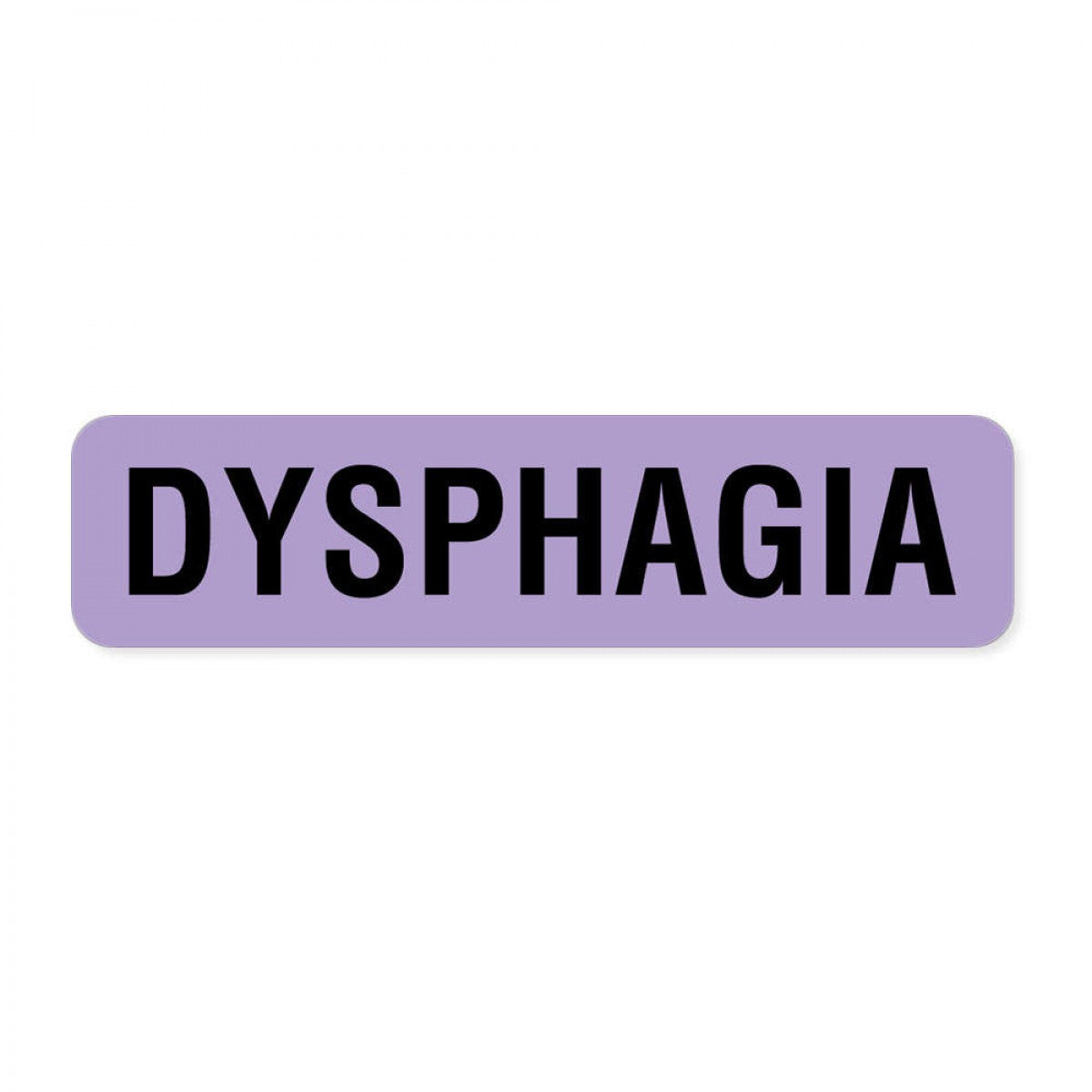 Label Paper Removable Dysphagia 1