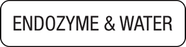 Label Paper Removable Endozyme & Water 1" Core 1 1/4" X 5/16" White 760 Per Roll
