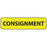 Label Paper Permanent Consignment 1" Core 1 1/4" X 5/16" Yellow 760 Per Roll