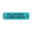 Label Paper Removable Voluntary 1" Core 1 7/16" X 3/8" Blue 666 Per Roll