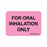 Label Paper Permanent For Oral Inhalation 1" Core 1 7/16" X 1 Fl. Pink 666 Per Roll