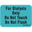 Label Paper Removable For Dialysis Only 1" Core 1 7/16" X 1 Blue 666 Per Roll