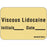 Label Paper Removable Viscous Lidocaine 1" Core 1 7/16" X 1 Tan 666 Per Roll