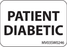 Label Paper Removable Patient Diabetic 1" Core 1 7/16" X 1 White 666 Per Roll