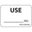 Label Paper Removable Use Mg 1" Core 1 7/16" X 1 White 666 Per Roll