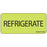Label Paper Removable Refrigerate 1" Core 2 1/4" X 1 Fl. Chartreuse 420 Per Roll