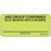 Label Paper Removable Abo Group Confirmed 1" Core 2 1/4" X 1 Fl. Chartreuse 420 Per Roll
