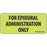 Label Paper Removable For Epidural 1" Core 2 1/4" X 1 Fl. Chartreuse 420 Per Roll