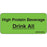 Label Paper Removable Liquid Supplement 1" Core 2 1/4" X 1 Fl. Green 420 Per Roll