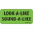 Label Paper Removable Look-A-Like 1" Core 2 1/4" X 1 Fl. Green 420 Per Roll