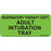 Label Paper Removable Respiratory Therapy 1" Core 2 1/4" X 1 Fl. Green 420 Per Roll