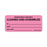 Label Paper Removable Respiratory Care 1" Core 2 1/4" X 1 Fl. Pink 420 Per Roll