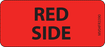Label Paper Permanent Red Side 1" Core 2 1/4" X 1 Fl. Red 420 Per Roll