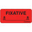 Label Paper Permanent Fixative 1" Core 2 1/4" X 1 Fl. Red 420 Per Roll