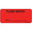 Label Paper Permanent Flush Water 1" Core 2 1/4" X 1 Fl. Red 420 Per Roll