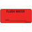 Label Paper Permanent Flush Water 1" Core 2 1/4" X 1 Fl. Red 420 Per Roll